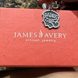 James Avery Silver 'Daddy's Girl' Charm